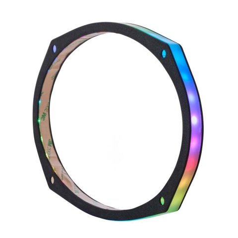 DS18 6x9in Digital LED Speaker Ring w/ Digital LED lights 1/2in Spacer Depth thumbnail 6