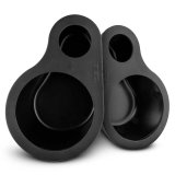 DS18 8in 2-Way Speaker Pods Fits 2x 8in Speakers 2x 3.78in Tweeters Speakers Not Included thumbnail 2
