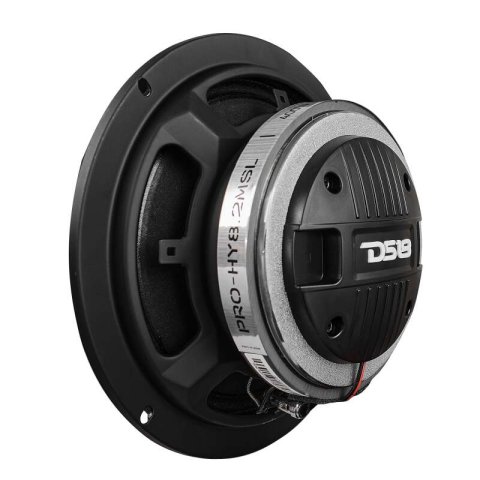 DS18 8in 200 Watts RMS 2 ohm Mid-Range Loudspeaker Shallow Grill Included thumbnail 3
