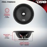 DS18 8in 250 Watts RMS 4 ohm Neodymium Full Range Loudspeaker thumbnail 4