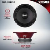 DS18 8in 275 Watts RMS 8 ohm Mid-Range Loudspeaker Sealed Back thumbnail 3