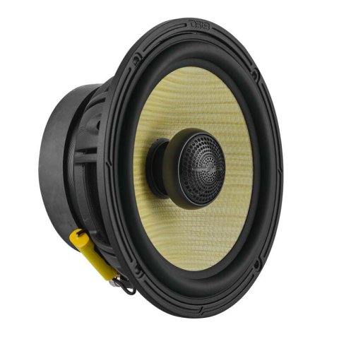 DS18 Deluxe Quality 6.5in Coaxial 150 Watts RMS 4 ohm Yellow Straw + Composite Foam Cone thumbnail 2
