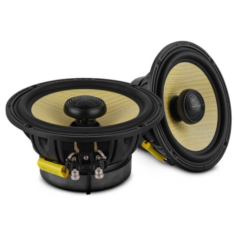 DS18 Deluxe Quality 6.5in Coaxial 150 Watts RMS 4 ohm Yellow Straw + Composite Foam Cone thumbnail 5