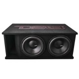 DS18 Dual 12in Loaded 1500 Watts RMS 2x ZR12.4D Ported Enclosure w/ Subwoofer thumbnail 3