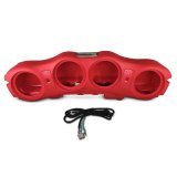 DS18 Jeep 2024+ JL/JLU/JT Overhead Soundbar Fits 4 x 8in Speakers (Not Included) LEDs- Red thumbnail 1
