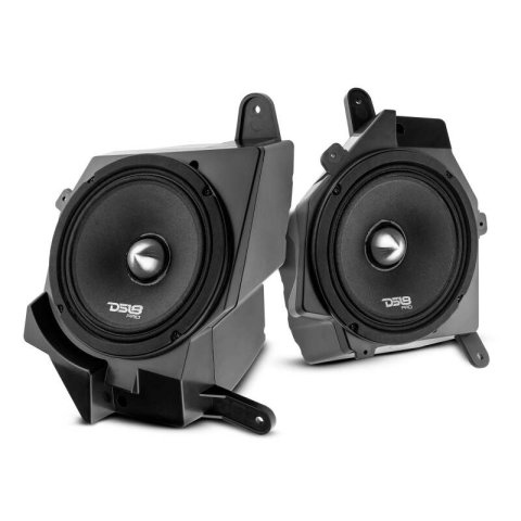 DS18 Jeep JL/JLU/JT Dash Enclosure w/ 2x 6.5in Speakers Left + Right 2x PRO-FR6NEO Incl 225 Watts thumbnail 2