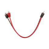 DS18 Level 1 RCA Wire Y Connector 1 Male to 2 Female thumbnail 1