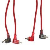 DS18 Level 2 RCA Wire 3-Feet Smart 90-Degree Connectors thumbnail 1