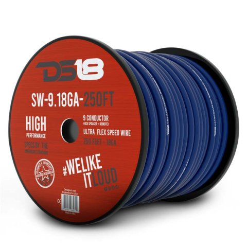 DS18 Speed Speaker Wire 9 x 18-GA 250-Feet thumbnail 1