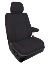 PRP 03-09 Lexus GX470 Front Seat Covers (Pair) - Black w/ Red Stitch thumbnail 1