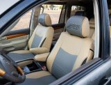 PRP 03-09 Lexus GX470 Front Seat Covers (Pair) - Black w/ Red Stitch thumbnail 2