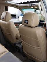 PRP 03-09 Lexus GX470 Front Seat Covers (Pair) - Black w/ Red Stitch thumbnail 4