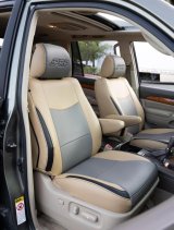 PRP 03-09 Lexus GX470 Front Seat Covers (Pair) - Black w/ Red Stitch thumbnail 6