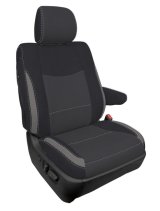 PRP 03-09 Lexus GX470 Front Seat Covers (Pair) - Black and Gray thumbnail 1