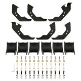 Westin 25-26 Toyota 4Runner PRO TRAXX 4 Oval Nerf Step Bars - Semi-Gloss Black thumbnail 7