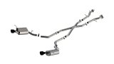 Borla 11-25 Dodge Durango 3.6L V6/5.7L V8 2+4WD S-Type Catback Exhaust - 4.5in Ceramic Black Tips thumbnail 1