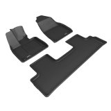 3D MAXpider 2025+ Polestar 3 Kagu 1st and 2nd Row Floormats - Black thumbnail 1