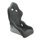 NRG FRP Bucket Seat - Echelon Light Weight - Black Stitching w/ NRG Arrow Embroidery - Large thumbnail 1