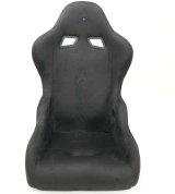 NRG FRP Bucket Seat - Echelon Light Weight - Black Stitching w/ NRG Arrow Embroidery - Large thumbnail 2
