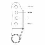Ridetech 2015+ Ford F-150 2WD/4WD Adjustable Rear Shackles thumbnail 3