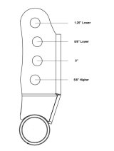 Ridetech 2015+ Ford F-150 2WD/4WD Adjustable Rear Shackles thumbnail 4