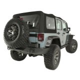 Rugged Ridge Sailcloth Soft Top Black Diamond 10-18 4-Door JK thumbnail 1