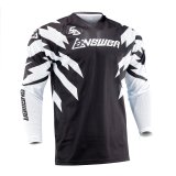 Answer 26 LE Syncron Rizz Vented Jersey Black/White/Cyan - Medium thumbnail 1