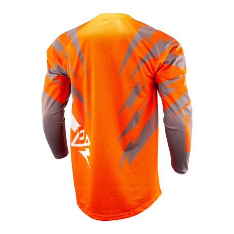 Answer 26 LE Syncron Rizz Vented Jersey Orange/Grey/White - Small thumbnail 2