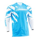 Answer 26 LE Syncron Rizz Vented Jersey Cyan/White/Black Youth - Small thumbnail 1