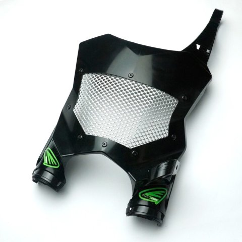 Cycra 17-25 Kawasaki KX250/F/X/ 16-25 KX450/F/X Vented Stadium Plate - Black