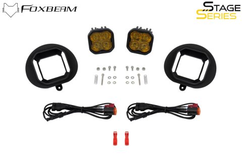 Diode Dynamics 06-09 Toyota 4Runner SS3 Type TR SAE Fog Light Kit - ABL Yellow thumbnail 2