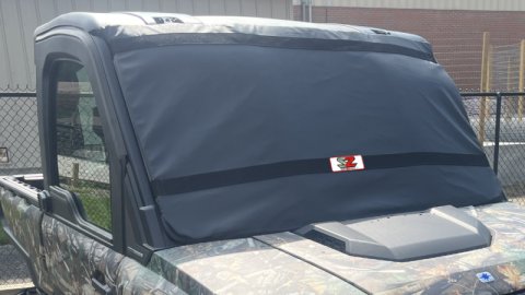 Seizmik 24+ Polaris Xpedition ADV/5 Windshield Protector - Black thumbnail 1