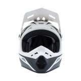 Answer 26 AR1 Mototown Helmet Glossy White/Grey/Black - Small thumbnail 2