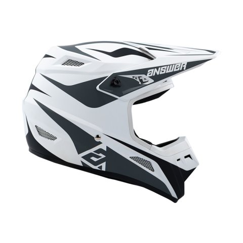 Answer 26 AR1 Mototown Helmet Glossy White/Grey/Black - XL thumbnail 1