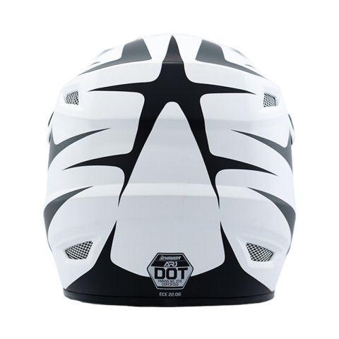 Answer 26 AR1 Mototown Helmet Glossy White/Grey/Black - XL thumbnail 3