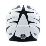 Answer 26 AR1 Mototown Helmet Glossy White/Grey/Black Youth - Small thumbnail 3