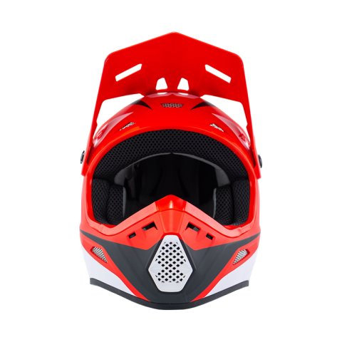 Answer 26 AR1 Mototown Helmet Glossy Red/White//Black Youth - Medium thumbnail 1