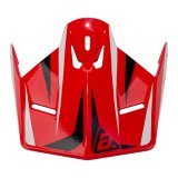 Answer 26 AR1 Mototown Glossy Visor - Red/White/Black thumbnail 1