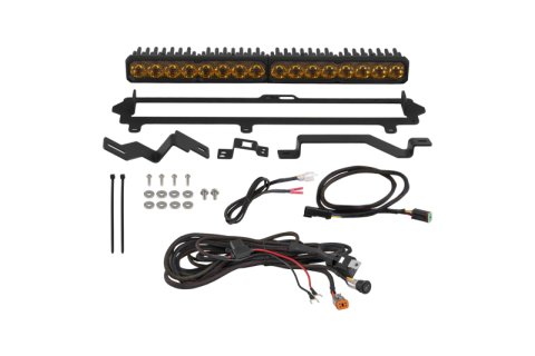 Diode Dynamics 2022-2026 Toyota Tundra Pro Grille SS20 Sport LED Kit Yellow Driving 3000K