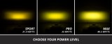 Diode Dynamics SS6 Sport Yellow Combo Standard ABL (single) 3000K thumbnail 2