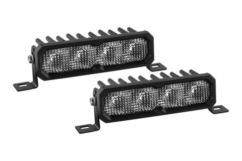 Diode Dynamics SS6 Sport White Flood Standard RBL (pair) 6000K
