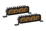 Diode Dynamics SS6 Pro Yellow Flood Standard ABL (pair) 3000K thumbnail 1