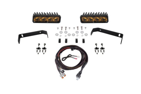 Diode Dynamics 2019-2021 Ford Ranger 2019 SS6 Max LED Kit Yellow Driving 3000K