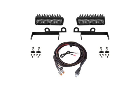 Diode Dynamics 2013-2018 Ram 1500 Ram SportExpress SS6 Sport LED Kit White Fog 6000K