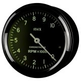 Autometer Chronocentric Tachometer - 80mm Blk - 0-10K RPM thumbnail 5
