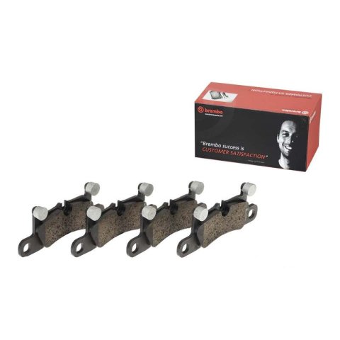 Brembo OE 2023 Porsche 718 Boxter Rear Premium Low Metallic Brake Pads thumbnail 1
