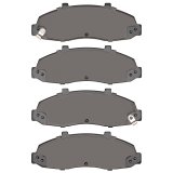 DFC 97-04 Ford F-150 4WD Front Ultimate Duty Performance Brake Pads and Hardware Kit thumbnail 2