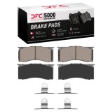 DFC 64-72 Dodge Dart Front 5000 Advanced Semi Metallic Brake Pads and Hardware Kit thumbnail 1