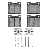 DFC 67-87 Volvo 262/1800 Rear 5000 Advanced Semi Metallic Brake Pads and Hardware Kit thumbnail 1