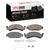 DFC 73-85 Ford F-150 RWD Front 5000 Advanced Semi Metallic Brake Pads and Hardware Kit thumbnail 1